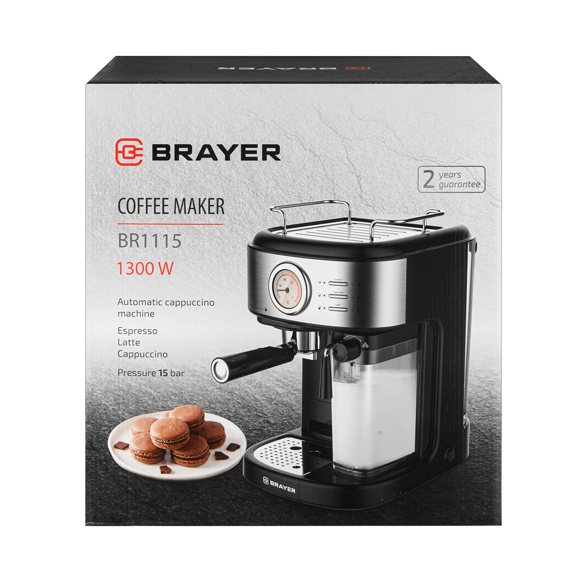 Кофеварка рожковая BRAYER BR1115