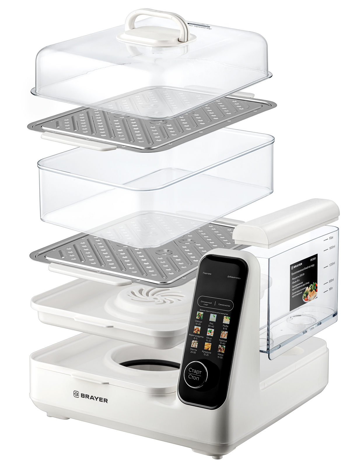 Пароварка BRAYER BR2860